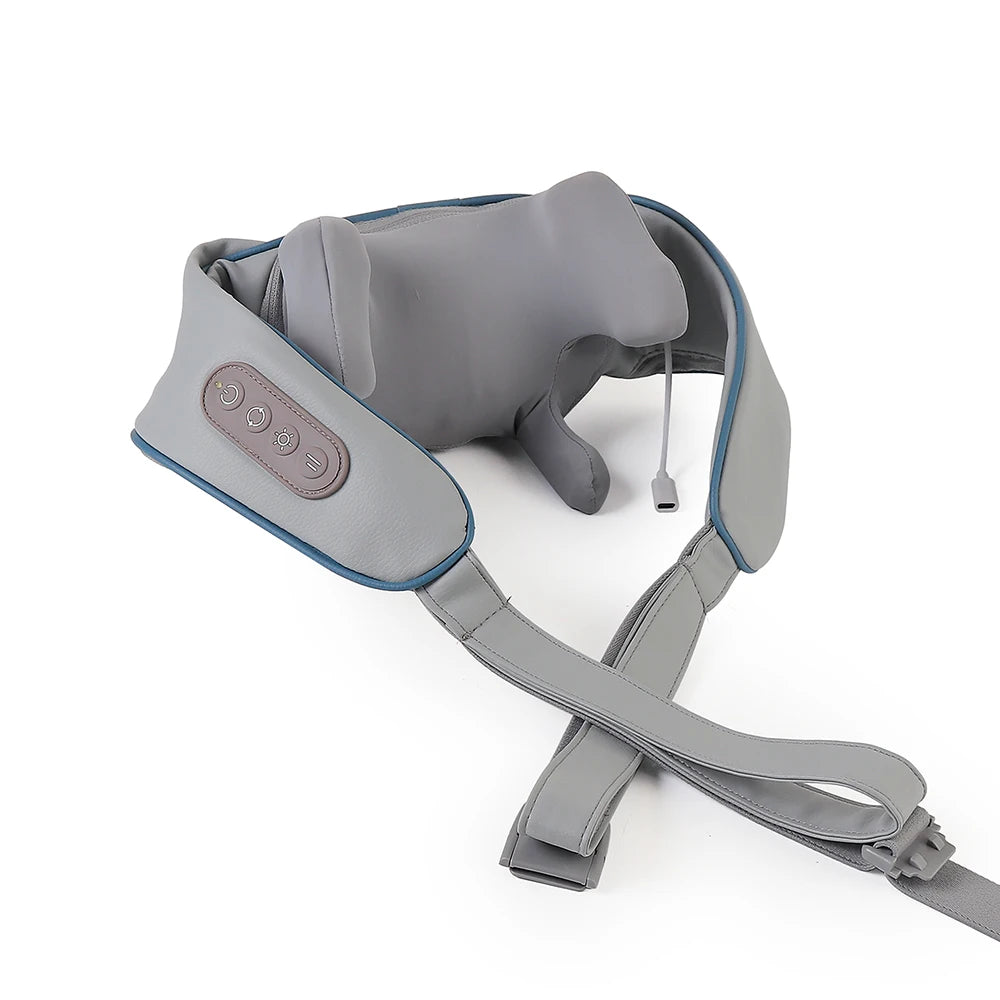 Showlu Smart General electric deep tissue neck and shoulder massage shawl, featuring built-in rollers and heat for relaxation.