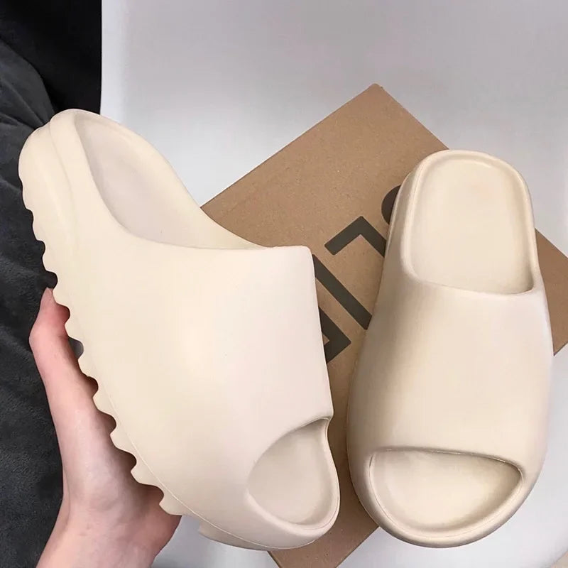 EVA house shoes by Showlu Fashion Store, non-slip soft platform slide sandals for women and men, indoor and outdoor shower slippers.