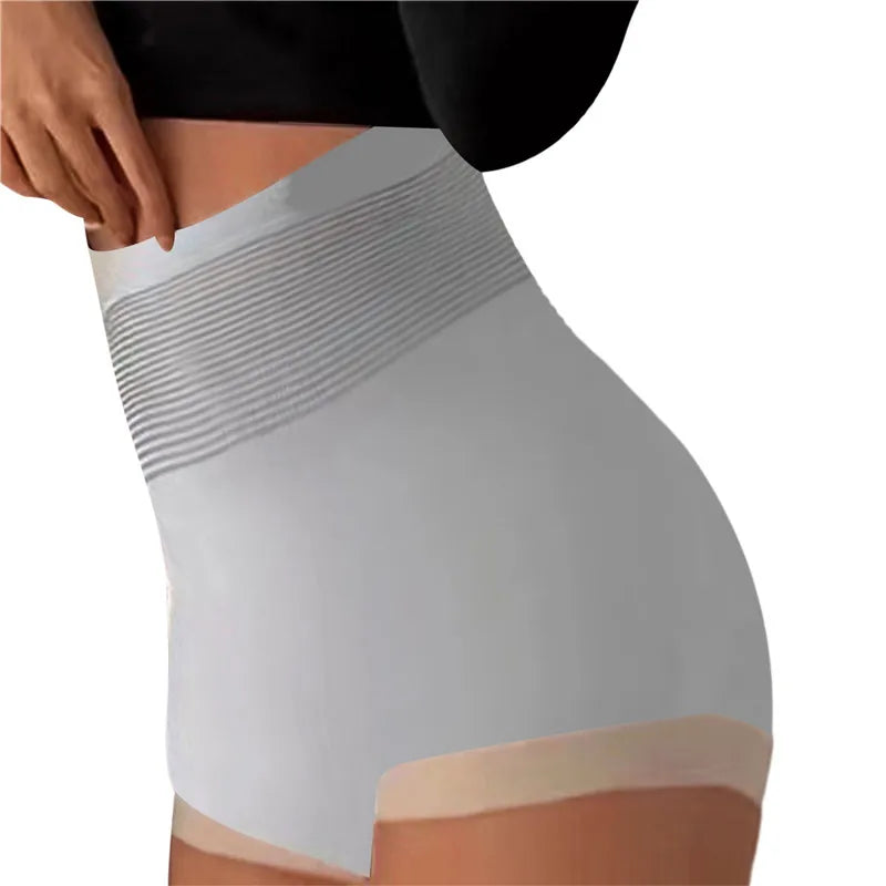 Women’s high waist shaping panties by Showlu Fashion, seamless breathable body shaper with tummy control and butt lifting design.