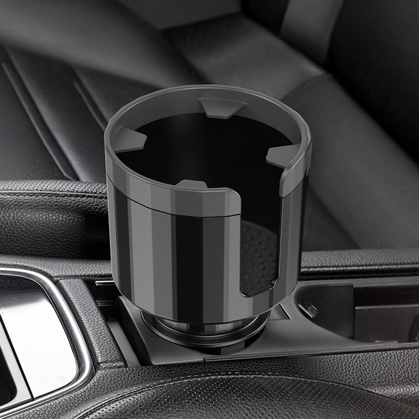 Showlu Smart General car cup holder expander fitting into vehicle cup holder, providing extra space for drinks and small items.