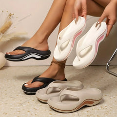 Soft Summer Beach Shoes Comfort Lightweight Sandals for Women Elegant and Stylish Arch Support Sandals Flip Flops for Women