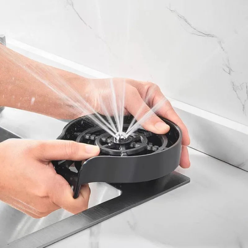 Automatic glass cup washer by SHOWLU FASHION STORE, high-pressure brass sink rinser for efficient glass cleaning