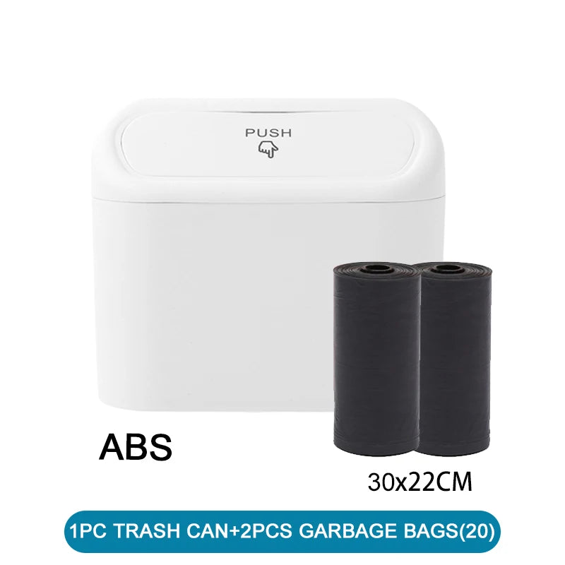 Showlu Smart General car trash can with lid, compact and portable for keeping your vehicle clean and organized.