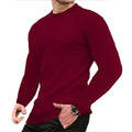 Men's checkered waffle hoodie with round neck and jacquard pattern, stylish casual coat by Showlu Fashion Store.