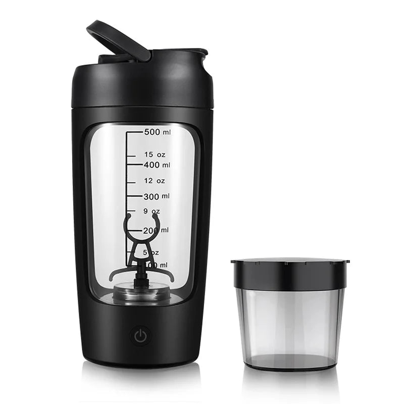 500ml Portable Electric Protein Shaker Bottle