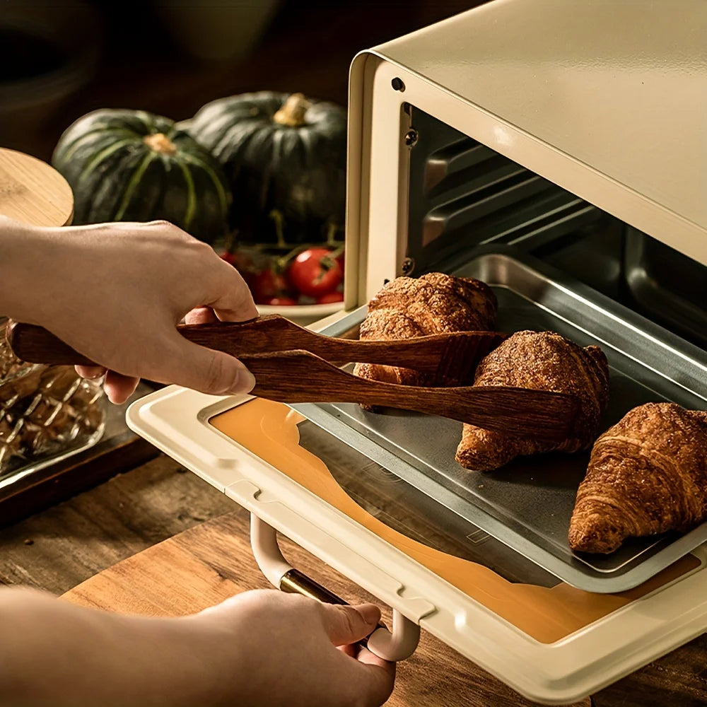 Showlu Smart General mini toaster tongs with stainless steel tips and ergonomic handle for safe bread and toast handling.