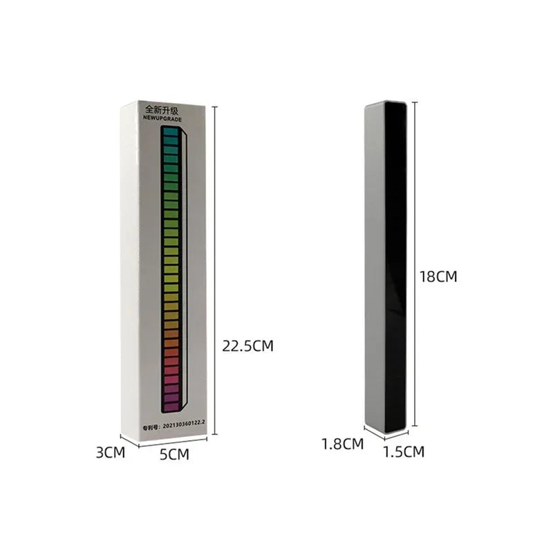 Showlu Smart RGB LED music rhythm light bar displaying colorful lights synchronized with music rhythms