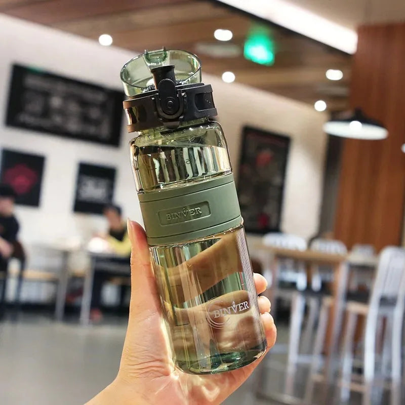1.7/2.7L Large Capacity Sports Water Bottle Plastic Drinking Bottles with Time Scale Outdoor Camping Hiking Gym Men Water Kettle