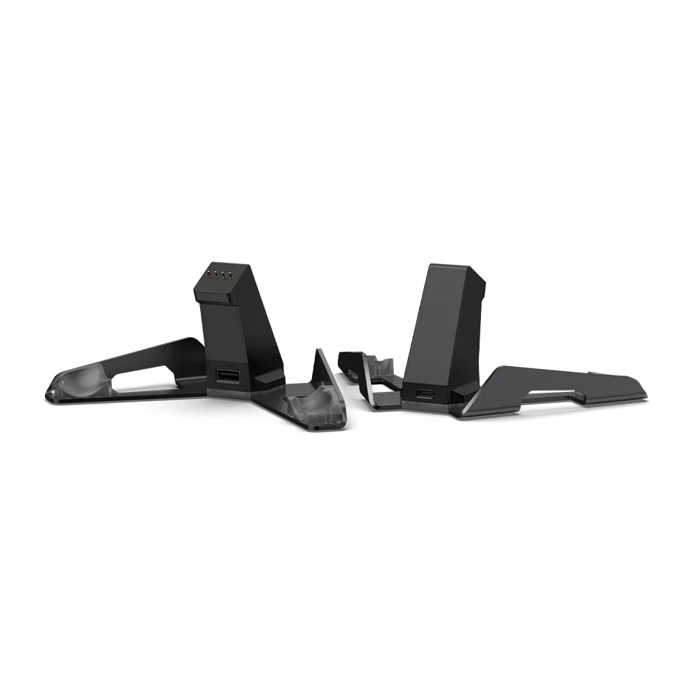 Showlu Smart General GameSir RGB controller charging dock stand with colorful LED lighting and multiple charging ports.