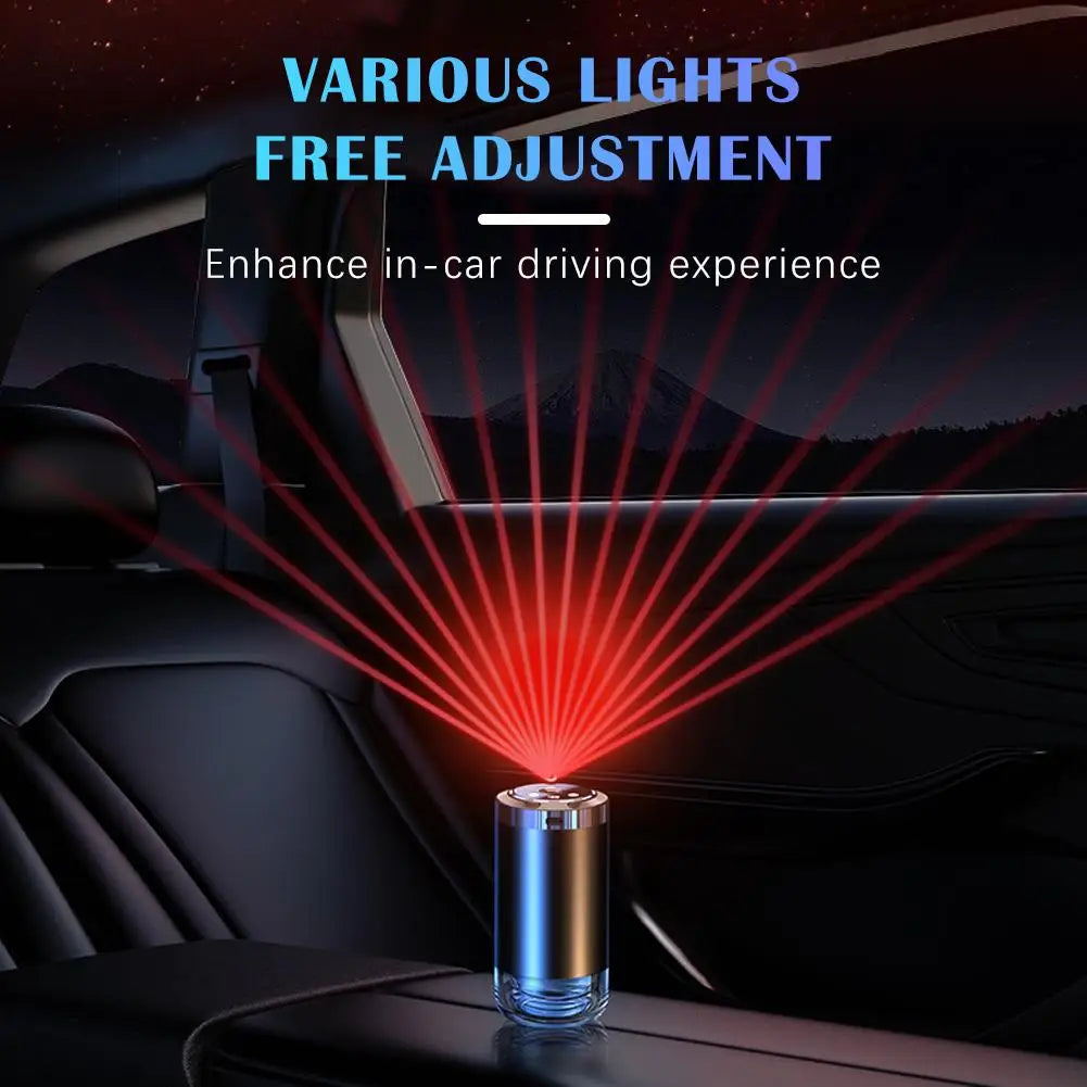 Car diffuser humidifier with 5 modes, Xyzplus aromatherapy diffuser for car, home, or office, shown with mist and controls.