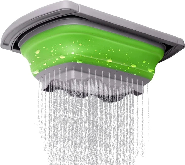 Showlu Smart General expandable kitchen sink strainer basket with mesh design and adjustable size for effective debris filtration.