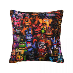 Five N Ights At Freddy's FNAF Square Pillowcase Pillow Cover Cushion Zip Decorative Comfort Throw Pillow For Home Sofa