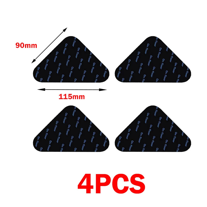 Showlu Smart General anti-slip rug grippers securing a rug to prevent slipping on the floor.