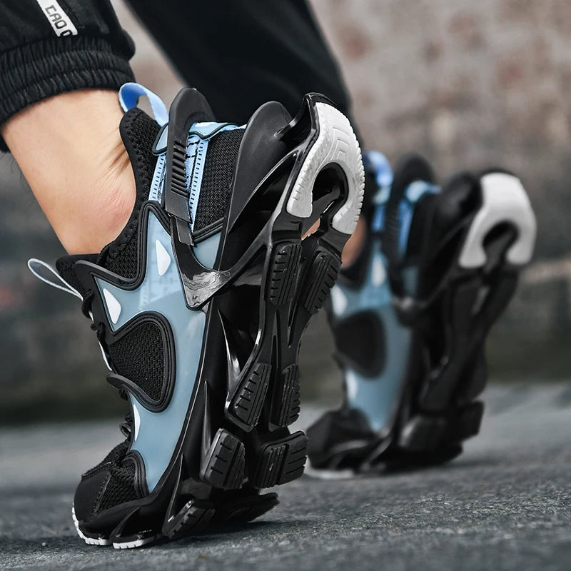 Men's Showlu Fashion Store sneakers, casual breathable running shoes with stylish loafers and trainer design for men.