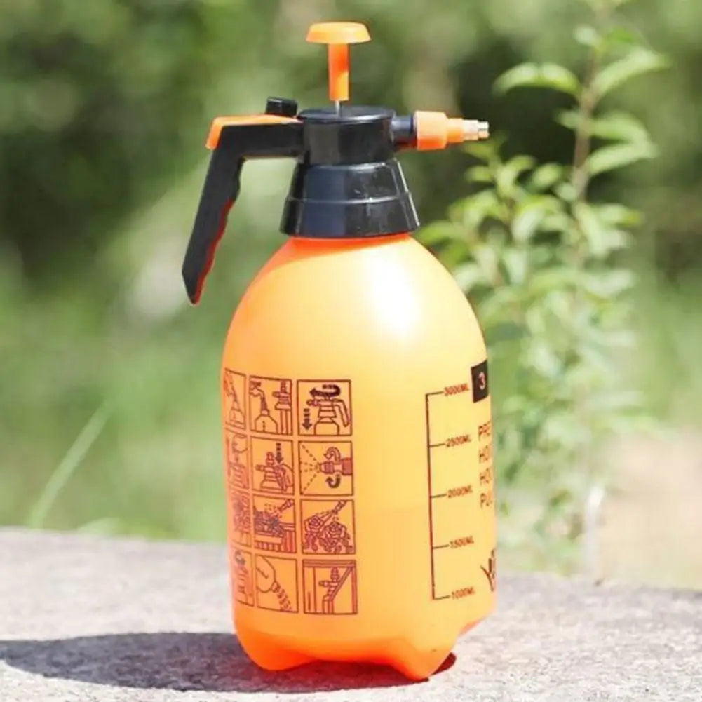 Showlu Smart General high pressure spray bottle with a white plastic body and adjustable nozzle for cleaning and gardening tasks.