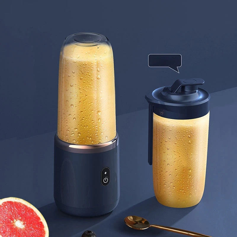 Portable Blender Bottle Electric 6 Blades Multifunction Juice Blender Fresh Juice Smoothie Blender Ice CrushCup Food Processor