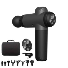6/99 Speeds Massage Gun Deep Tissue, Back Massager Gun for Athletes Muscle Massage Gun for Body with 4/8 Massage Heads