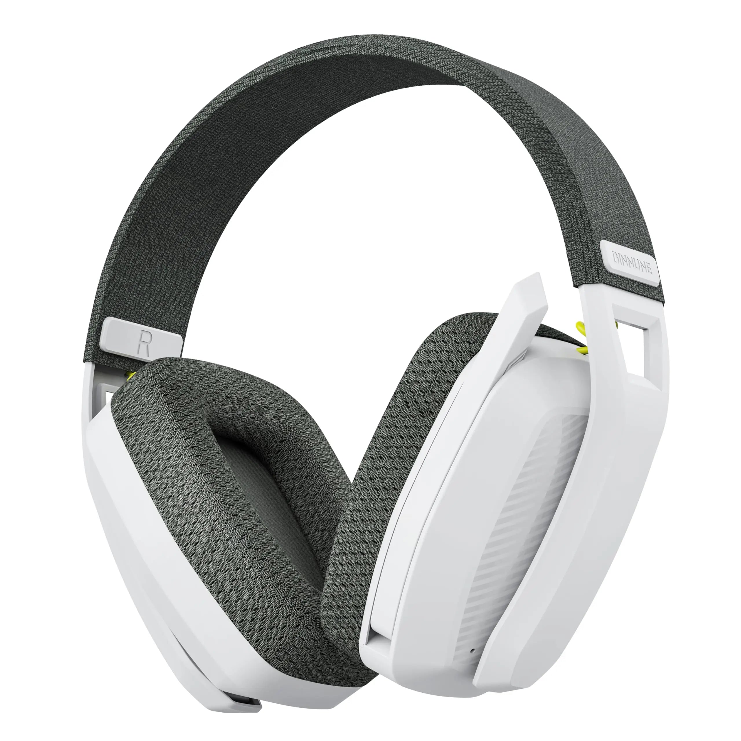 BINNUNE BW06 wireless gaming headset with mic for PS5, PS4, PC, Mac; over-ear Bluetooth headphones with built-in microphone.