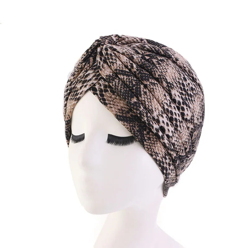 New Women Soft Floral Print Cotton Women Turban hats Fashion Banadans Cancer Headwrap Chemo Cap Head Wrap Hair Accessories SHOWLU FASHION STORE
