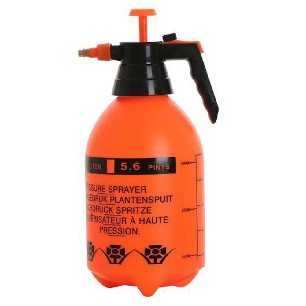 Showlu Smart General high pressure spray bottle with adjustable nozzle, clear plastic container, and ergonomic handle for gardening or cleaning.