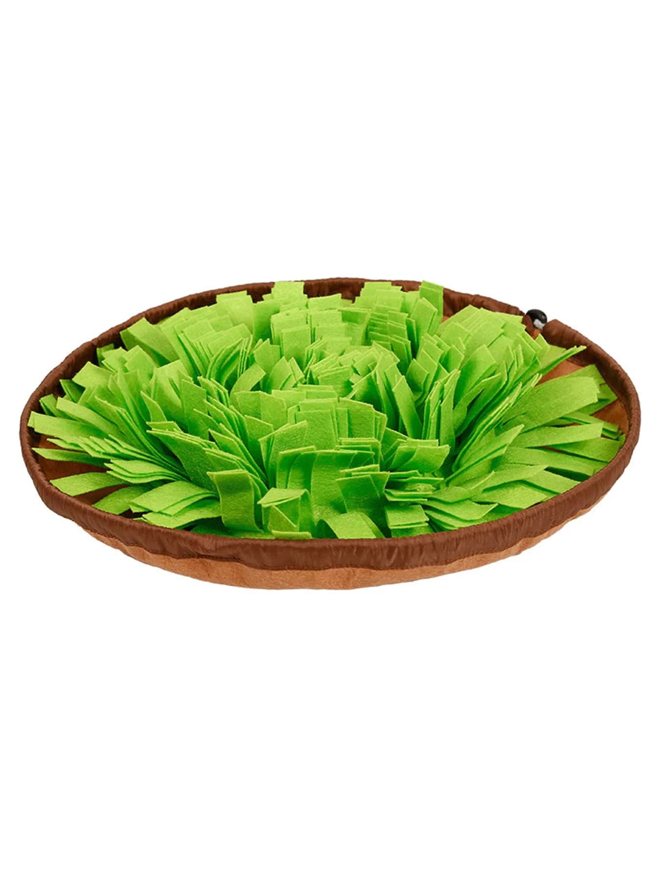 Showlu Fashion Store dog snuffle mat with fabric strips for nosework, feeding, and stress relief, encouraging natural foraging skills.