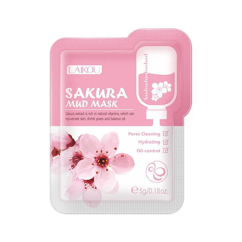 Hoygi Collagen Night Wrapping Peel-Off Mask showing a clear gel with collagen and moisturizing ingredients for firming skin