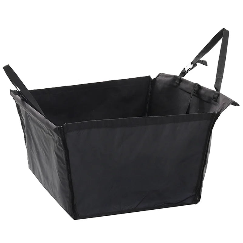 Waterproof Cawayi Kennel Dog Car Seat Cover by Showlu Fashion Store, showing a pet travel hammock mat in a car seat.