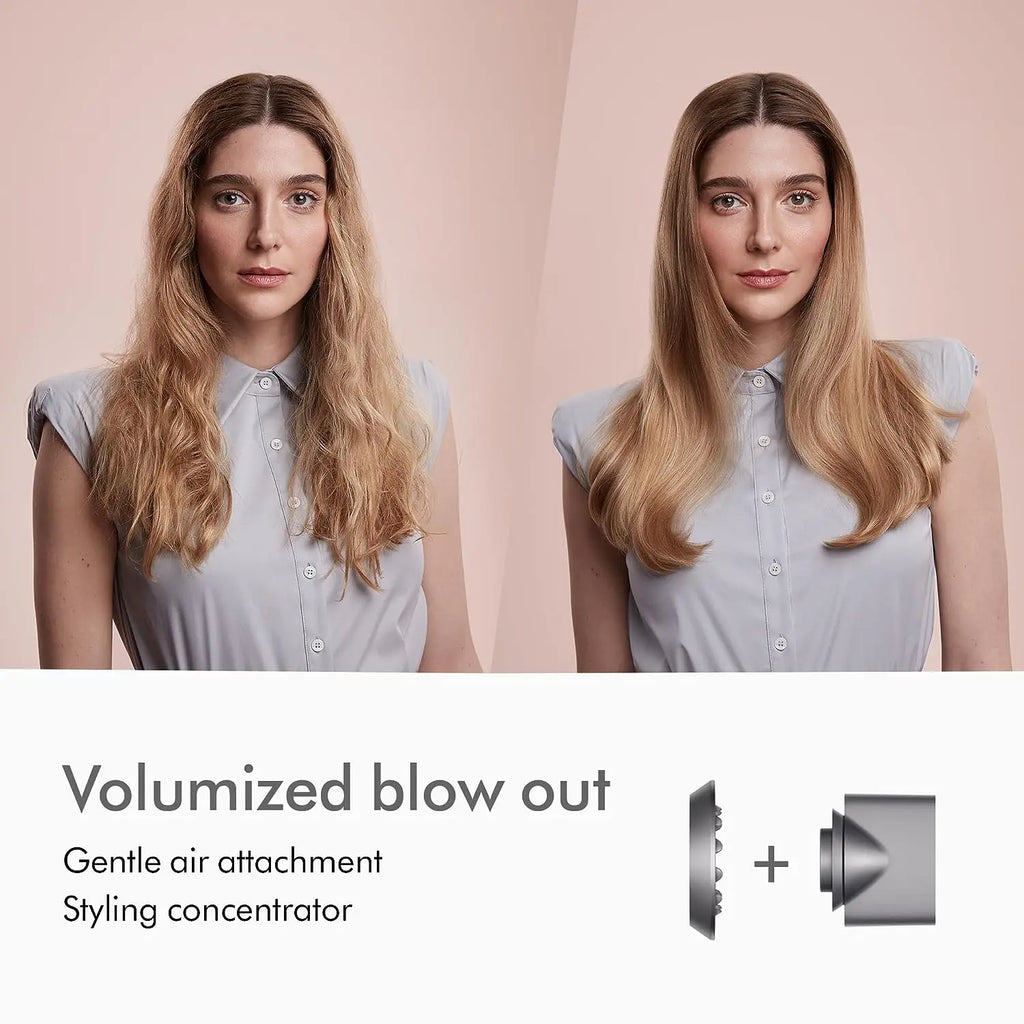 Showlu Smart General YAWEEN Ionic Electric Hair Dryer with sleek design and multiple heat settings on a white background.