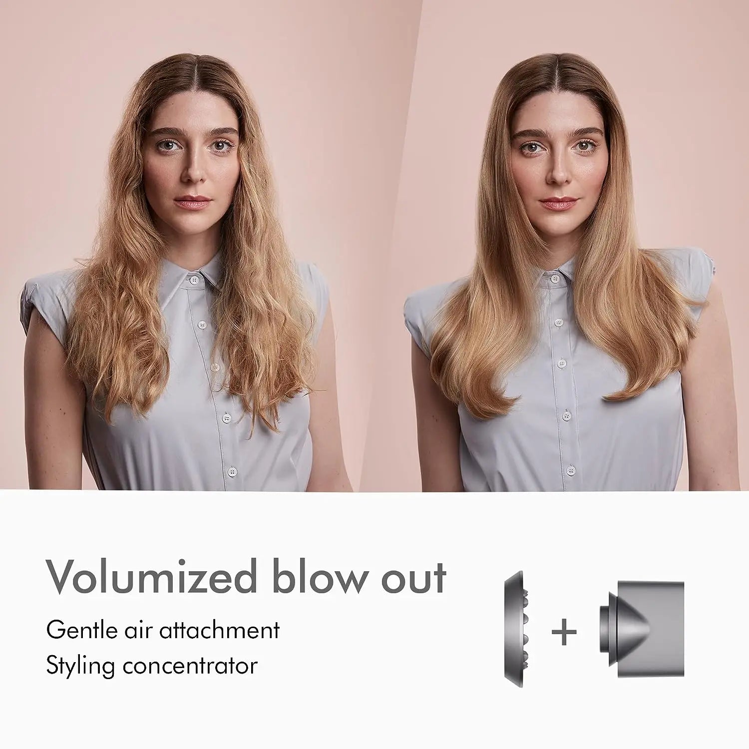 Showlu Smart General YAWEEN Ionic Electric Hair Dryer with sleek design and multiple heat settings on a white background.