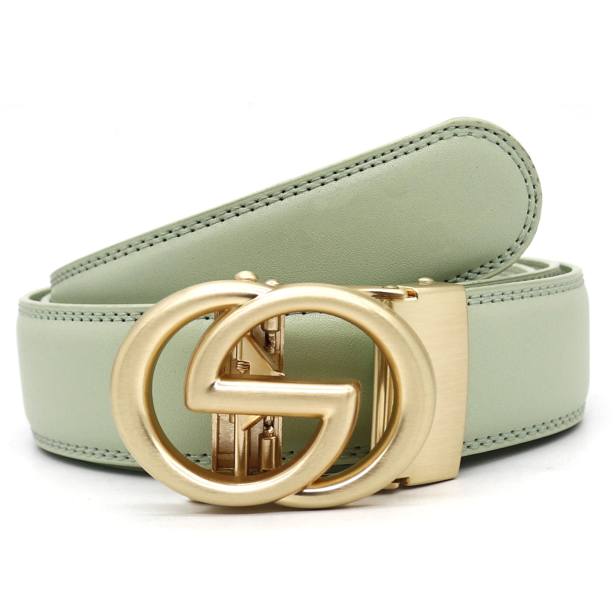NEW Man Automatic Buckle Belt Casual Styish genuine Leather