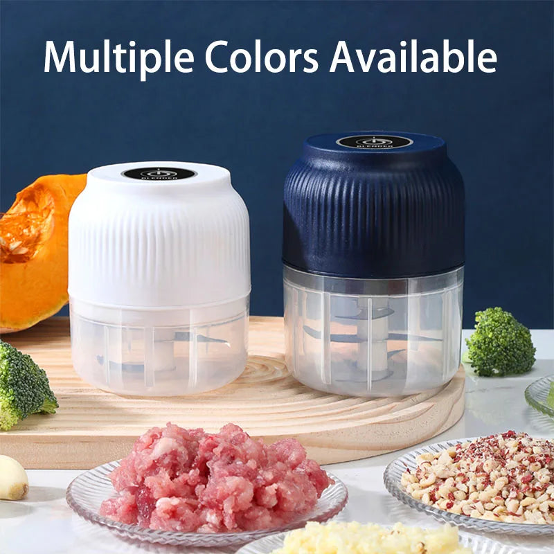 Showlu Smart General mini electric blender with 3 blades and 250ml cup, portable and compact for smoothies and blending on the go.