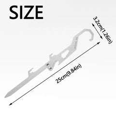Creative Tent Ground Stakes Portable Foldable Outdoor Tent Nail Stainless Steel Bottle Opener Mosquito Coil Holder SHOWLU FASHION STORE