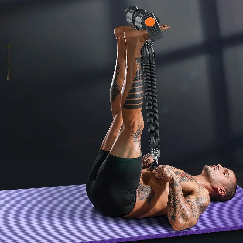 Showlu Pedal Tension Rope, a multi-functional abdominal resistance band for core workouts and strength training.