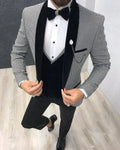 Men's olive green 3-piece slim fit suit with notch lapel, stylish tuxedo, from SOLOVEDRESS by SHOWLU FASHION STORE.