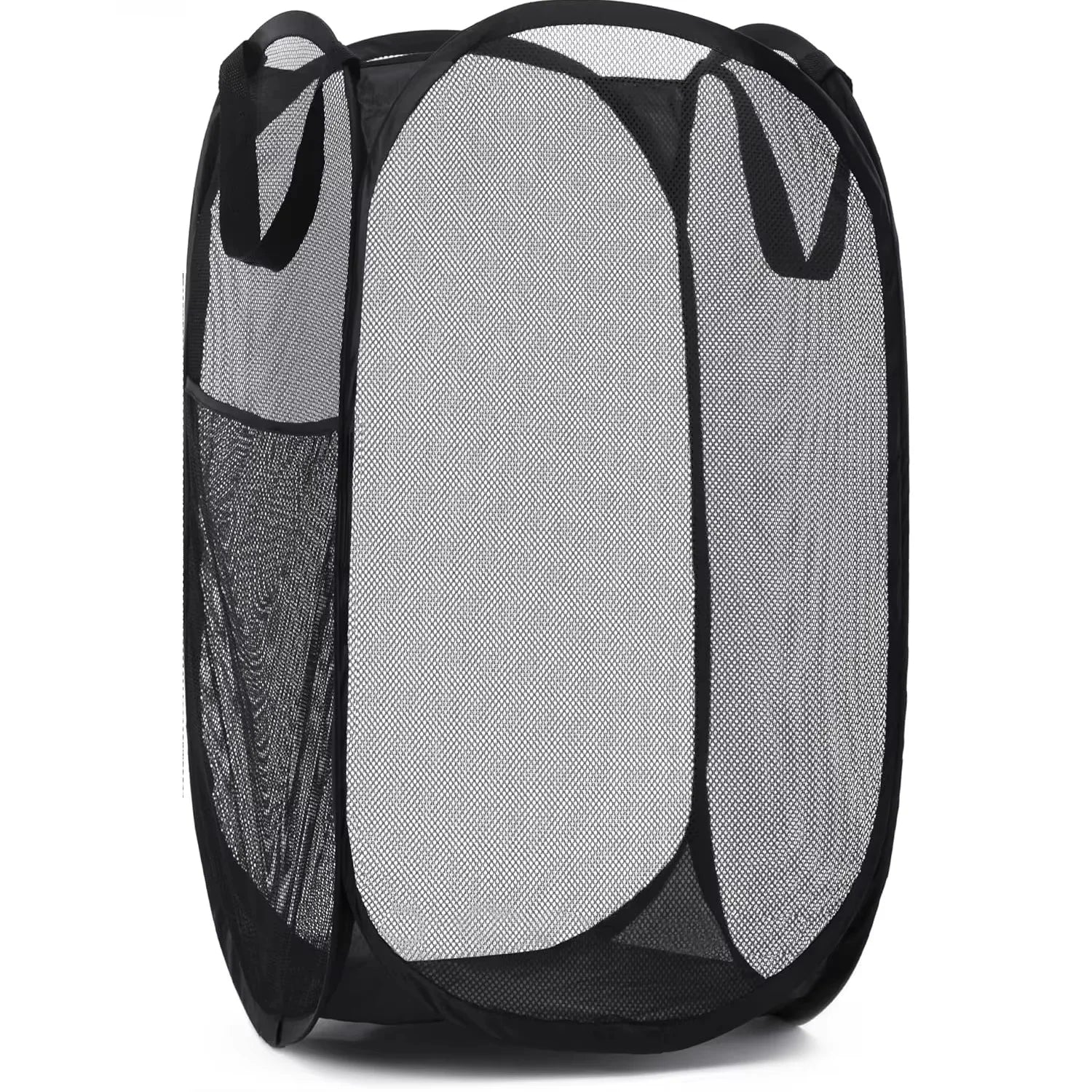 Showlu Smart General collapsible laundry basket with handles, made of lightweight fabric, suitable for laundry organization and storage.