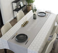 Nordic simplicity rectangular tablecloth by Showlu Fashion Store, ideal for dining tables and party decorations.