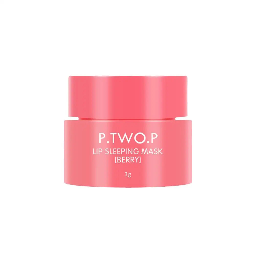 Showlu Smart General Jelly Lip Mask in a clear jar with pink-tinted gel, designed for hydrating and nourishing lips.