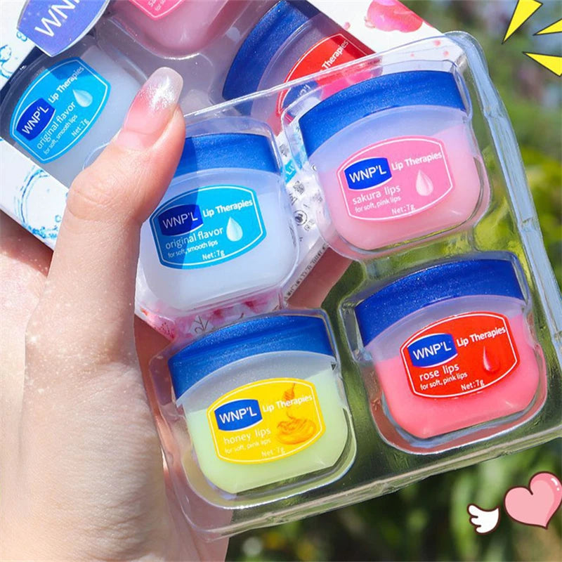 Natural lip balm with moisturizing and healing properties, showcasing a nourishing lip mask for dry lips by Showlu Fashion Store.