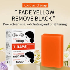 5Pack Kojic Acid Soap Rich in Lemon Kojic Acid for Rough Skin Vitamin C & Papaya Extract Included Dull Skin Improvement
