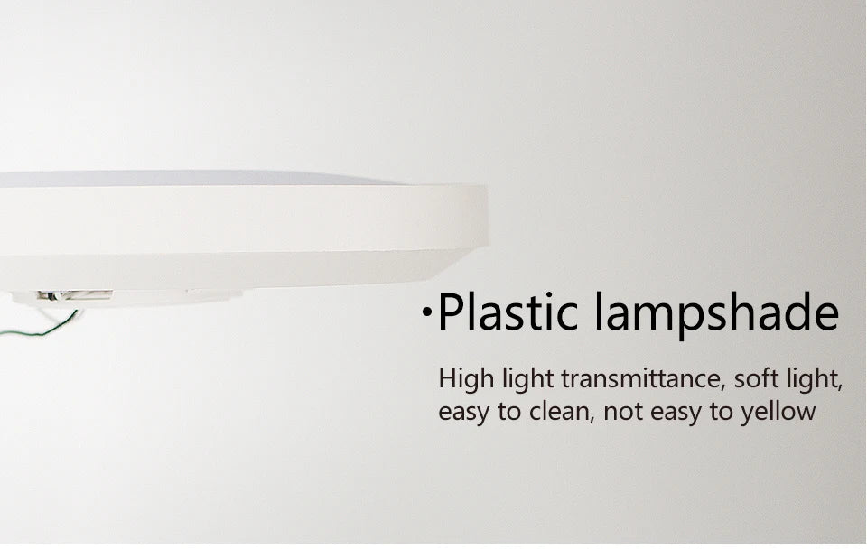 Showlu Smart RGB LED ceiling light with Bluetooth speaker, remote control, and modern design, ideal for customizable lighting and sound.
