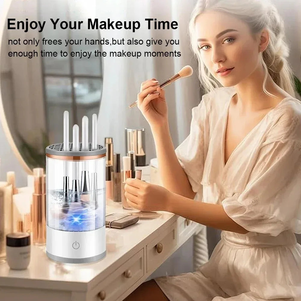 Showlu Smart General makeup brush dryer machine with sleek design and multiple drying slots for quick, efficient brush drying.