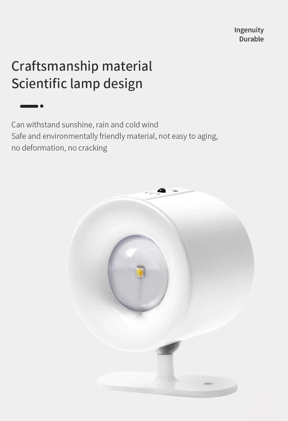 Rechargeable LED wall sconce by Showlu Smart General, showcasing modern design and integrated light source mounted on a wall.