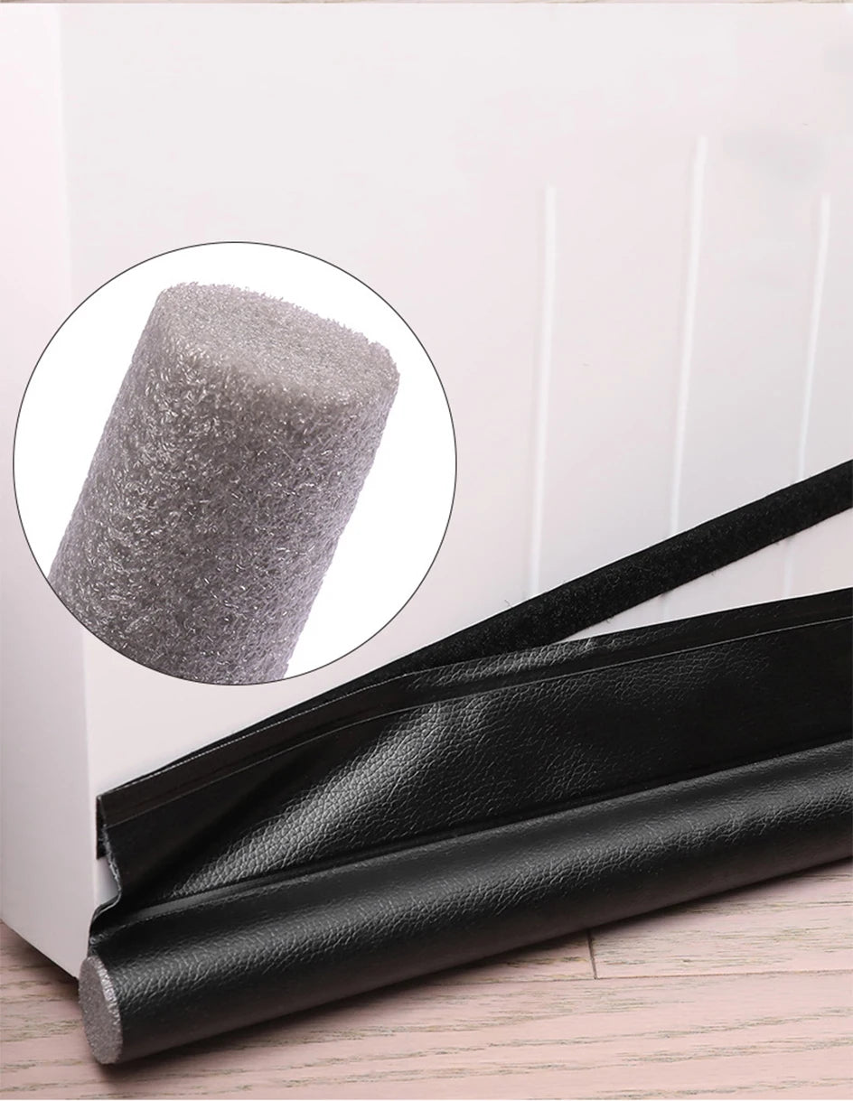 Showlu Smart General anti-dust door seal strip installed on a door to block dust and drafts, made of durable material for effective sealing.