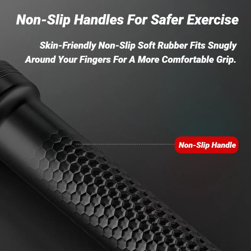 Showlu stainless steel strength training bar with ergonomic arm expander for resistance exercises and muscle toning.
