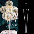Showlu Fashion Store wedding balloon table stand with 7 tubes, ideal for floating balloon decorations at celebrations and events.