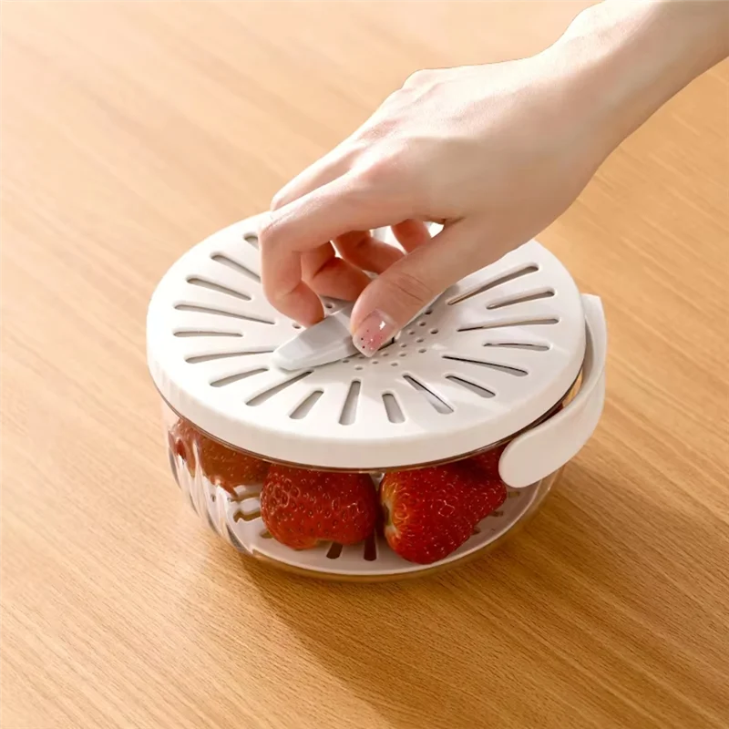 Multifunctional Folding Drain Basket,Fruit & Vegetable Washing Bowl, Plastic Colander With Water-Filtering Basin