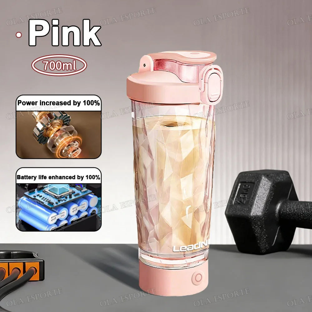 Electric Automatic Protein Shaker Bottle and Portable Mixing Cup