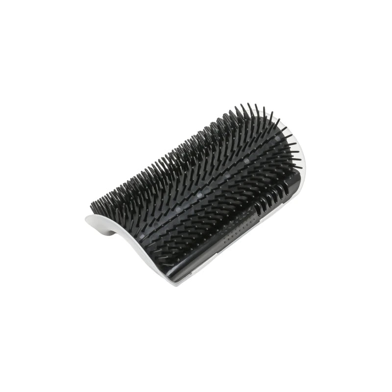 Showlu Fashion Store cat scratcher and massager with grooming brush and hair comb for pets, suitable for cats and small dogs.