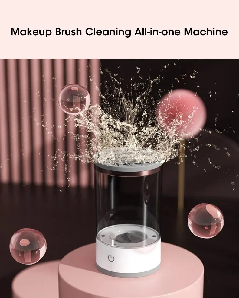Showlu Smart General makeup brush dryer machine with multiple drying ports and digital controls for quick, efficient brush drying.