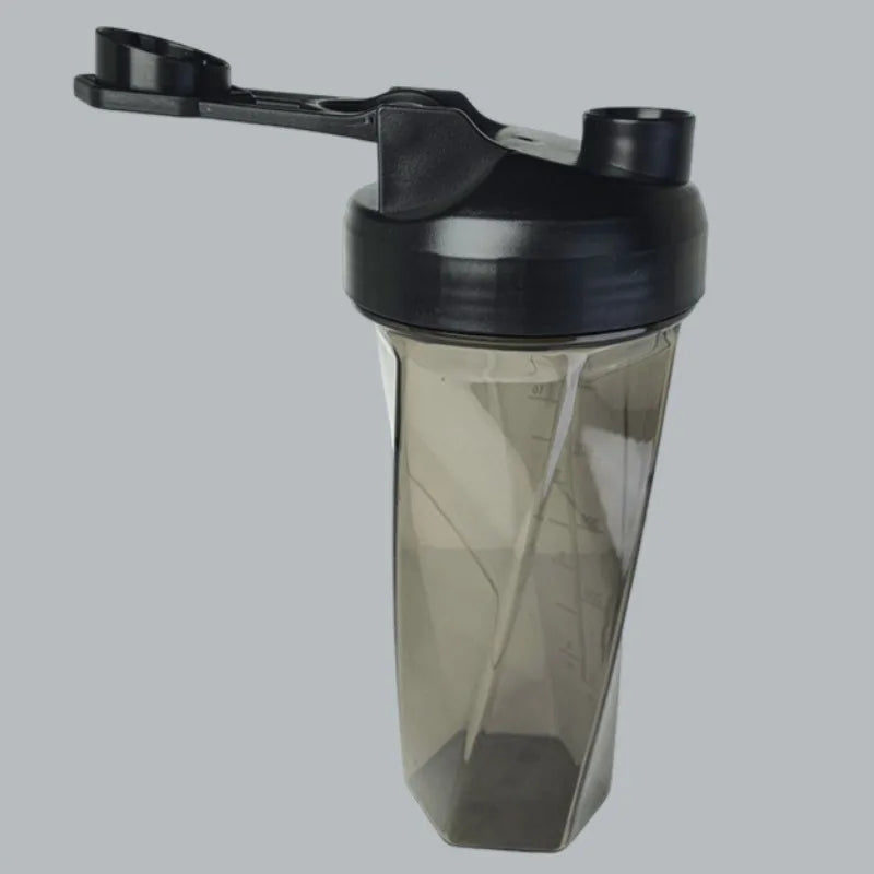 600ml FUYAOZHISHANG vortex mixer shaker bottle with Tritan plastic, designed for protein shakes and workout drinks.